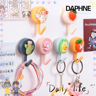Daphne ตะขอแขวนเสื้อผ้าผ้าขนหนูลายการ์ตูนกันสนิมสําหรับห้องครัวห้องน้ํา