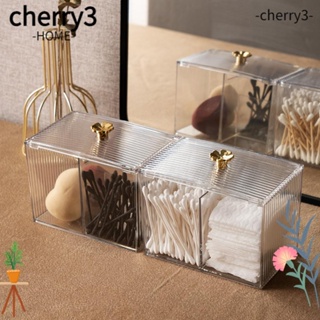 Cherry3 กล่องเก็บเครื่องสําอางอะคริลิค ทรงสี่เหลี่ยม