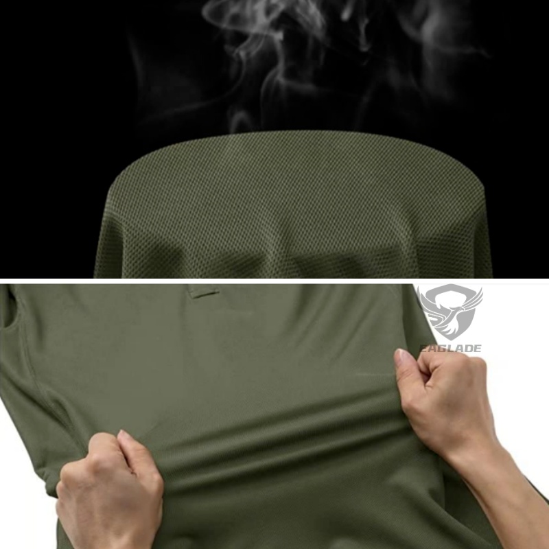 eaglade-เสื้อยืดยุทธวิธี-สําหรับผู้ชาย-ixlp-สีเขียว-ยืดหยุ่น-แห้งเร็ว