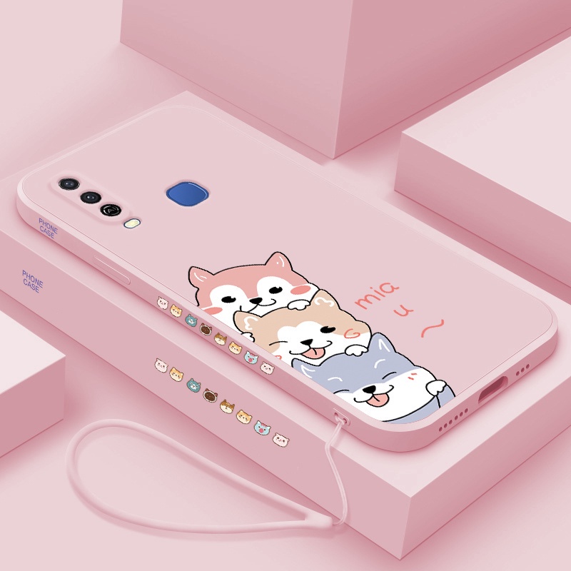 เคส-vivo-y20-y20i-y20s-y20i-y30-y30i-y50-y31-y51-v20-เคสการ์ตูนน่ารัก-ซิลิโคน-เคสโทรศัพท์-ส่งสายคล้อง