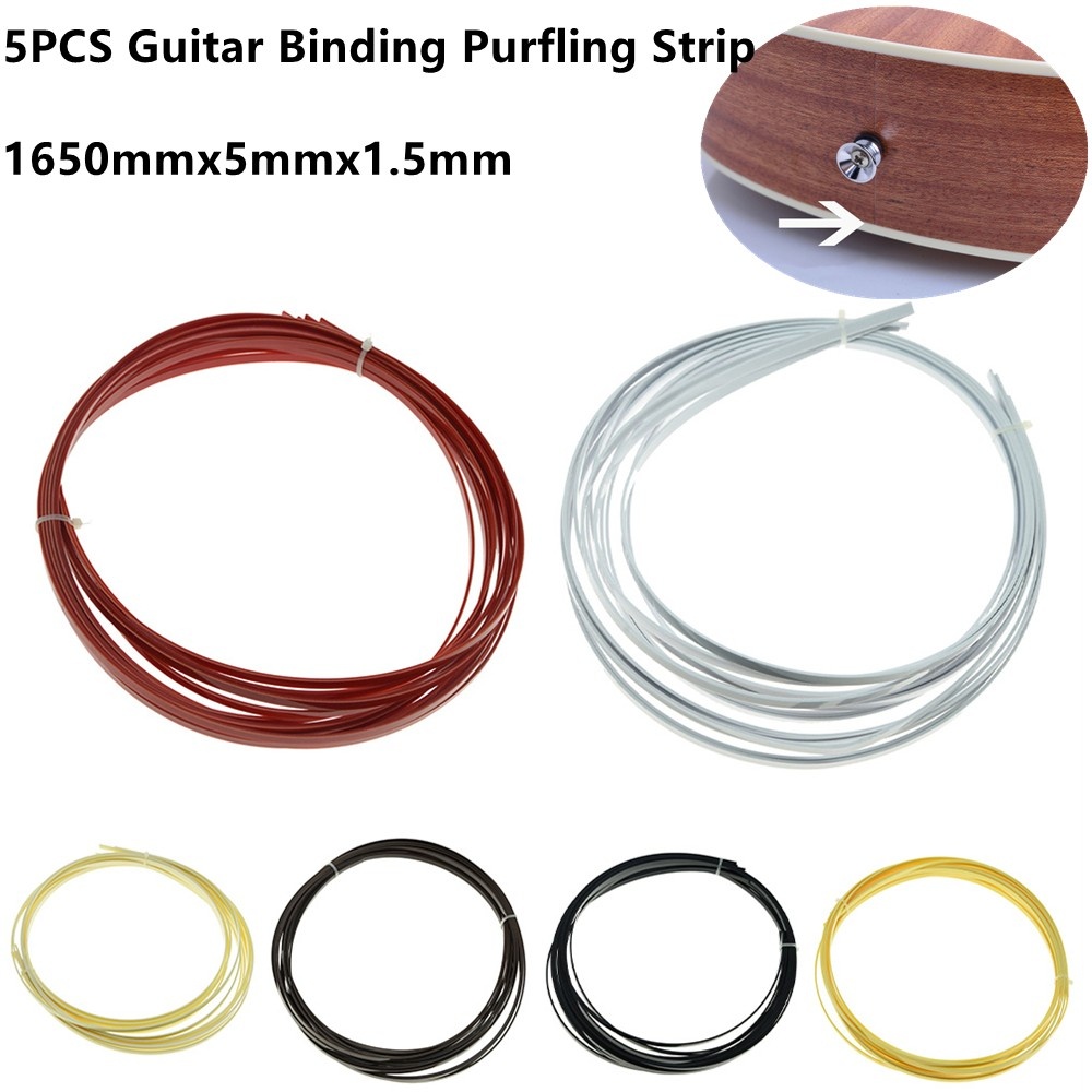 new-arrival-guitar-binding-purfling-strip-5pcs-binding-purfling-guitar-strip-parts