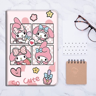 Melody เคส ใช้สำหรับ ไอแพด ipad mini 1/2/3/4/5/6 air3/4/5 เคสไอแพด 10.2 gen 7/8/9 2022 pro11 gen10 Sanrio case pen slot