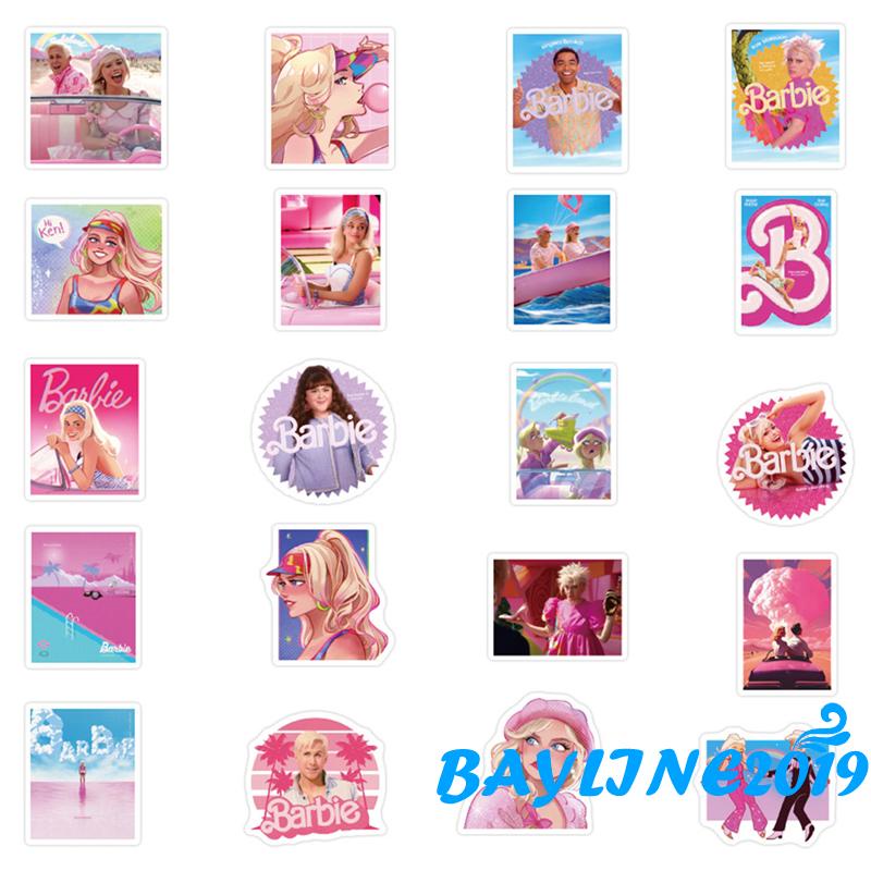 bay-barbie-สติกเกอร์ไวนิล-ลายกระโหลก-สีชมพู-กันน้ํา-สําหรับติดตกแต่งขวดน้ํา-แล็ปท็อป-กีตาร์