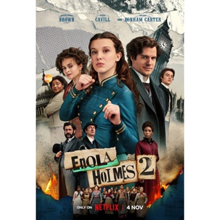 แผ่น DVD หนังใหม่ Enola Holmes เอโนลา โฮล์มส์ (2020-2022) DVD หนัง มาสเตอร์ เสียงไทย (เสียง ไทย/อังกฤษ | ซับ ไทย/อังกฤษ)