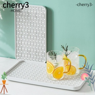 Cherry3 ตะกร้าพลาสติก ทรงสี่เหลี่ยม สองชั้น ถอดออกได้ สําหรับใส่ชา ผลไม้