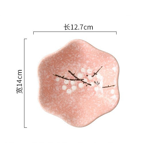 จานเซรามิค-ขนาดเล็ก-สไตล์เกาหลี-สําหรับใส่ขนมขบเคี้ยว-ซอสถั่วเหลือง-น้ําส้มสายชู