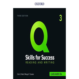 Bundanjai (หนังสือเรียนภาษาอังกฤษ Oxford) Q : Skills for Success 3rd ED 3 : Reading and Writing Audio CDs