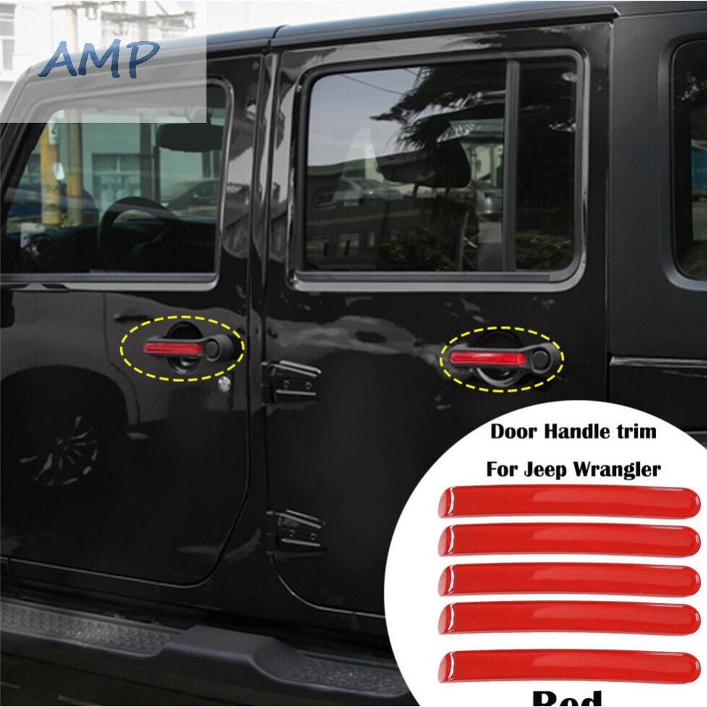 new-8-door-handle-trim-5pcs-abs-door-handle-exterior-red-exterior-door-handle