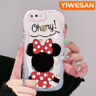 เคสโทรศัพท์มือถือ ซิลิกาใส กันกระแทก ลายมินนี่เมาส์น่ารัก สําหรับ OPPO A12 A12s A5s A7 A11K