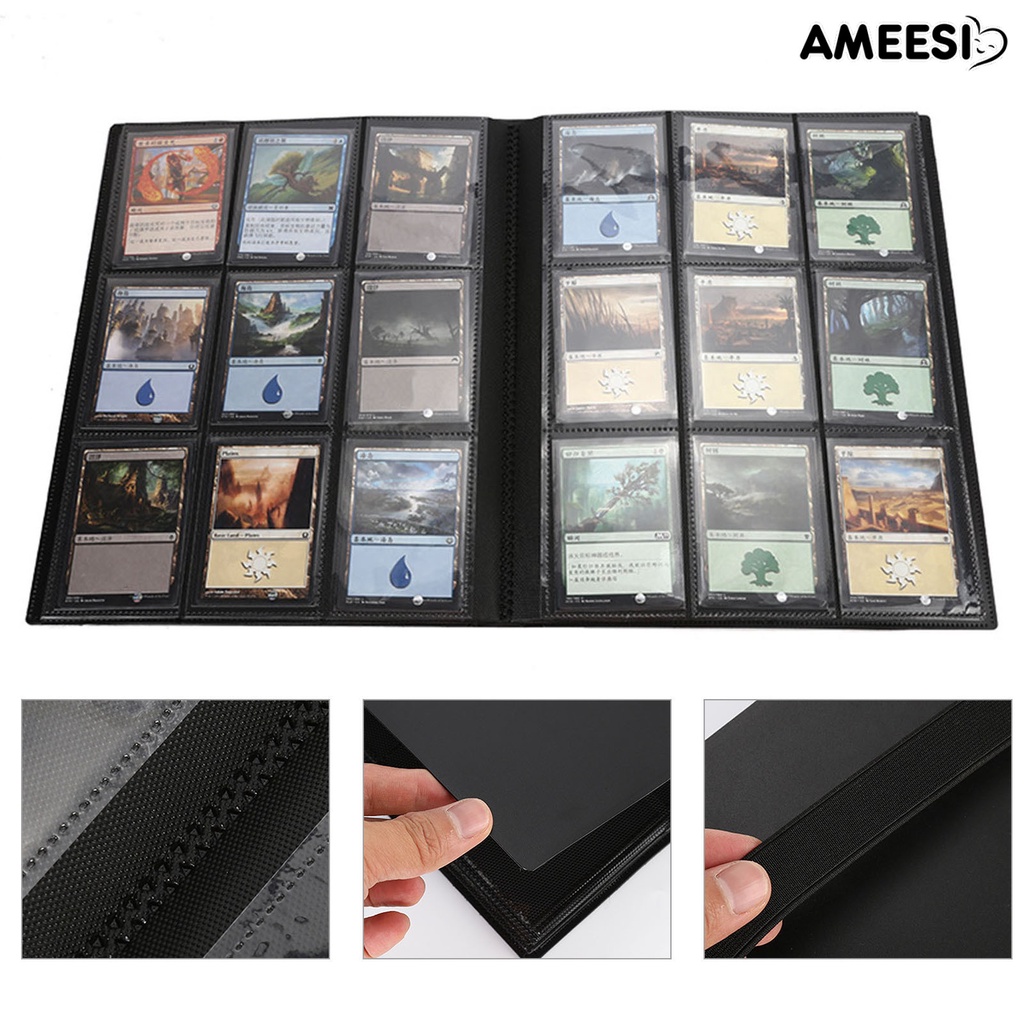 ameesi-อัลบั้มใส่การ์ด-pp-สองด้าน-กันรอยขีดข่วน-360-ช่อง-20-หน้า-สําหรับเล่นกีฬา