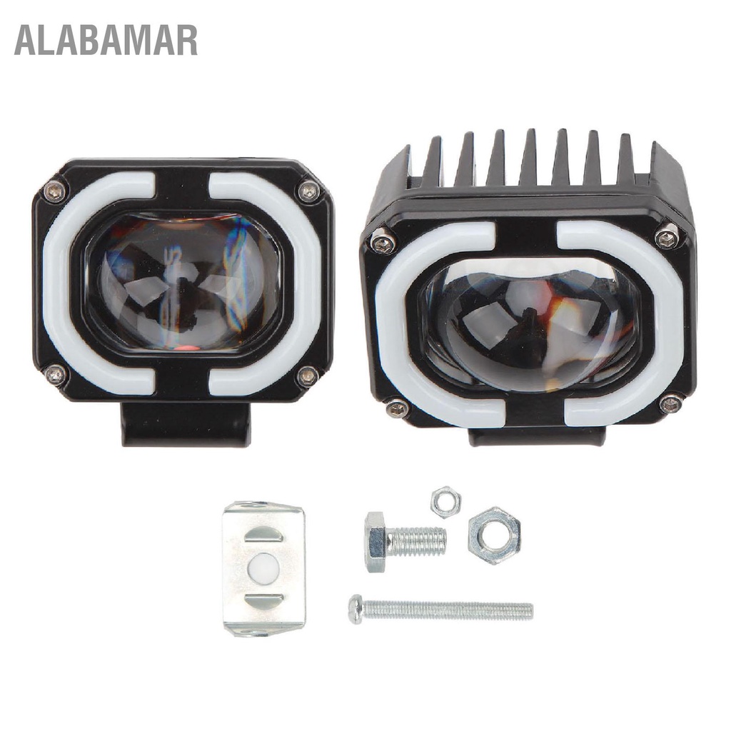 alabamar-10-ถึง-60v-led-spotlight-2000lm-ip67-กันน้ำสองสีเลนส์ก้อนไฟทำงานสำหรับรถบรรทุกรถ-suv-atv-utv-รถจักรยานยนต์เรือ