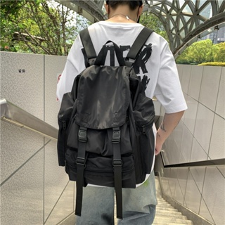 กระเป๋าเป้สะพายหลัง กระเป๋านักเรียน ใส่คอมพิวเตอร์ได้ สไตล์เกาหลี ฮาราจูกุ สตรีท สําหรับผู้หญิง และผู้ชาย