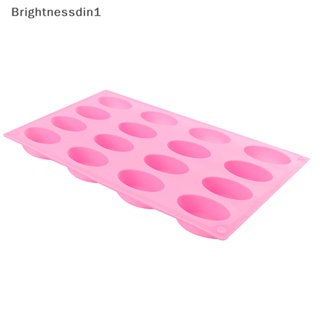 [Brightnessdin1] ถาดแม่พิมพ์ซิลิโคน รูปไข่ 16 ช่อง สําหรับทําสบู่ งานฝีมือ โฮมเมด