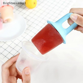 [Brightnessdin1] แม่พิมพ์ไอศกรีม พลาสติก ขนาดเล็ก พร้อมฝาปิด สําหรับเด็ก 1 ชิ้น