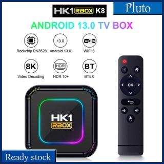 ใหม่ เครื่องเล่นมีเดีย HK1 RBOX K8 4K RK3528 Quad Core 64-bit Cortex-A53 CPU TV Box Surround Sound Home Smart Digital Player