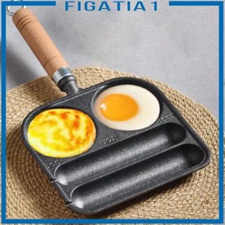 [figatia1] กระทะย่างไส้กรอก ไข่ วาฟเฟิล ข้าวโพด 4 ช่อง โฮมเมด DIY สําหรับทําอาหารเช้า บาร์บีคิว เตาทุกประเภท