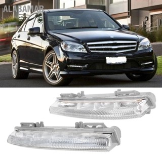 ALABAMAR รถ DRL Daylight โคมไฟพอดีสำหรับ Mercedes Benz W204 W212 R172 2049068900 2049069000