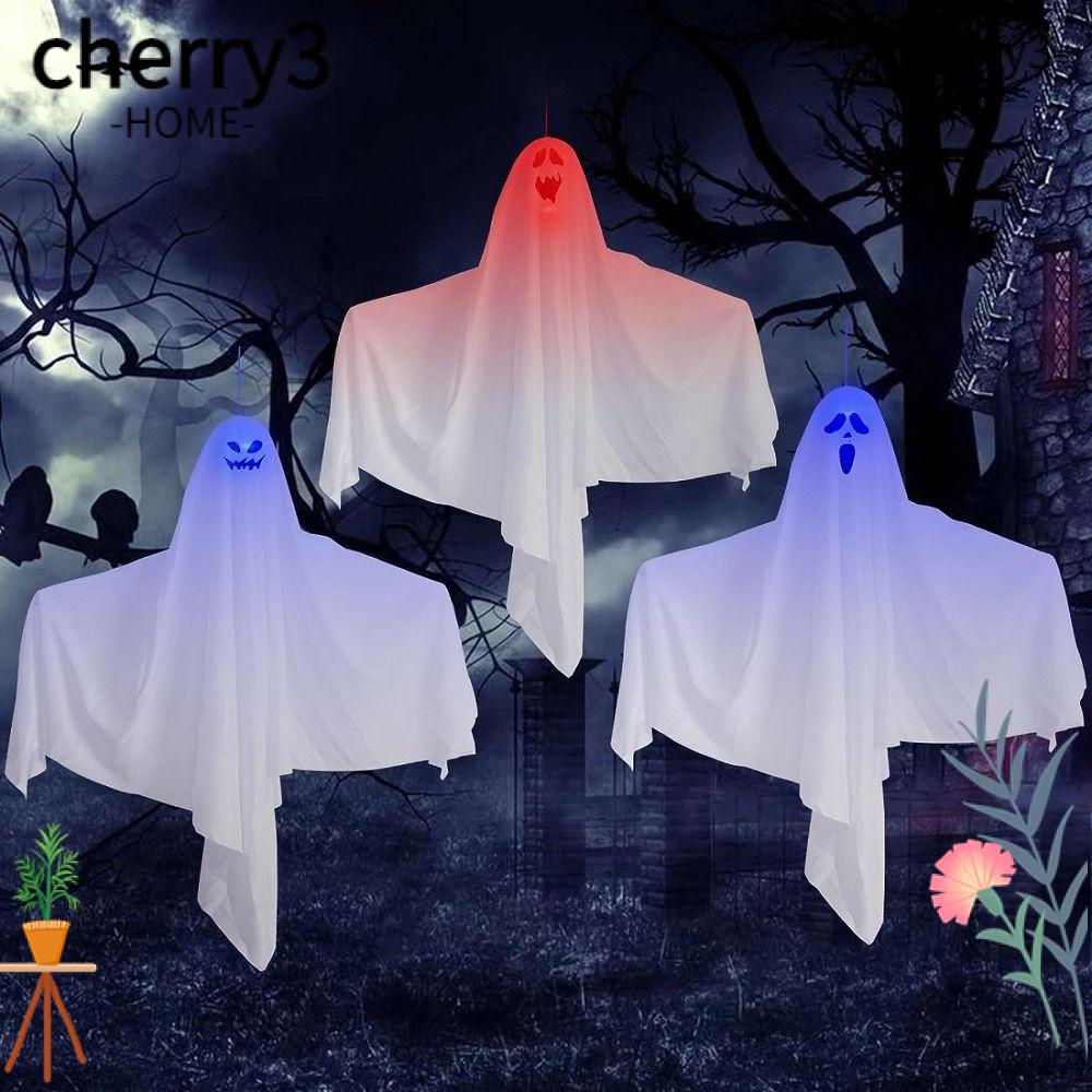 cherry3-โคมไฟ-led-โพลีเอสเตอร์-รูปผีสิง-สําหรับแขวนตกแต่งบ้าน-ฮาโลวีน