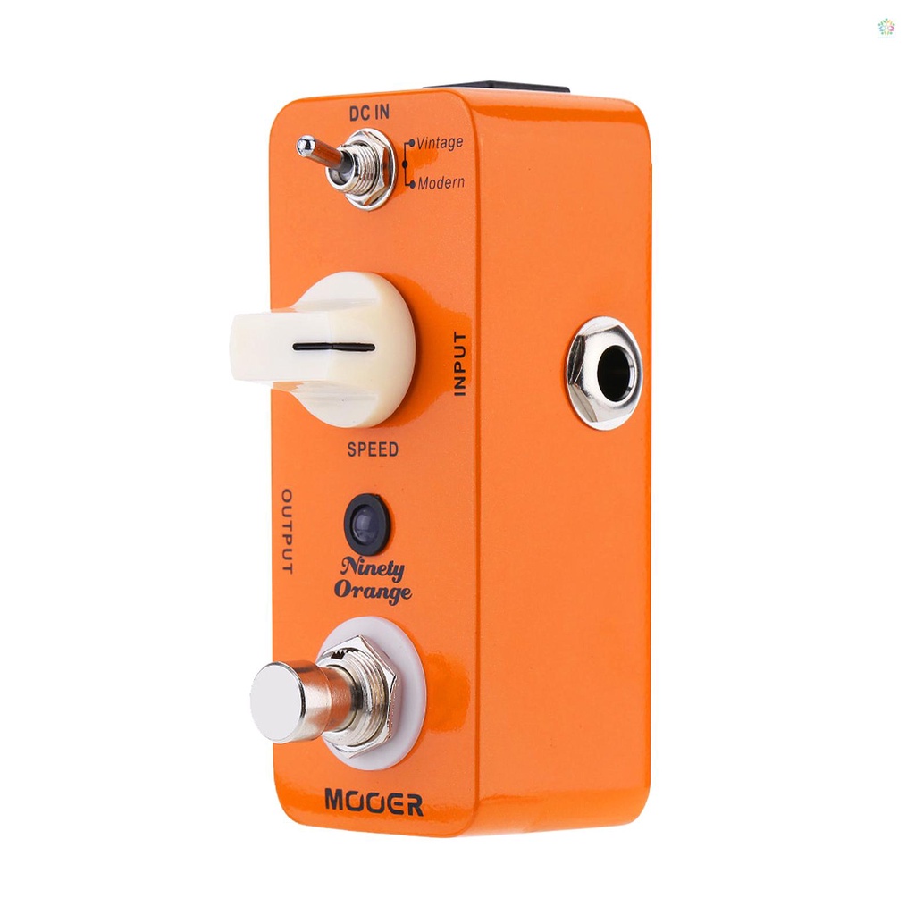 audioworld-mooer-ninety-orange-แป้นเหยียบเอฟเฟคกีตาร์ไฟฟ้า-อนาล็อก-ขนาดเล็ก-สีส้ม