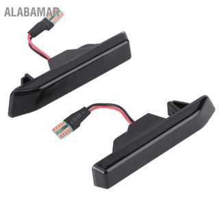 ALABAMAR ไฟเลี้ยว LED ด้านข้าง 2 ชิ้นไฟเลี้ยวเหมาะสำหรับ 3 Series E36 X5 E53 แฟลชเหล็ก