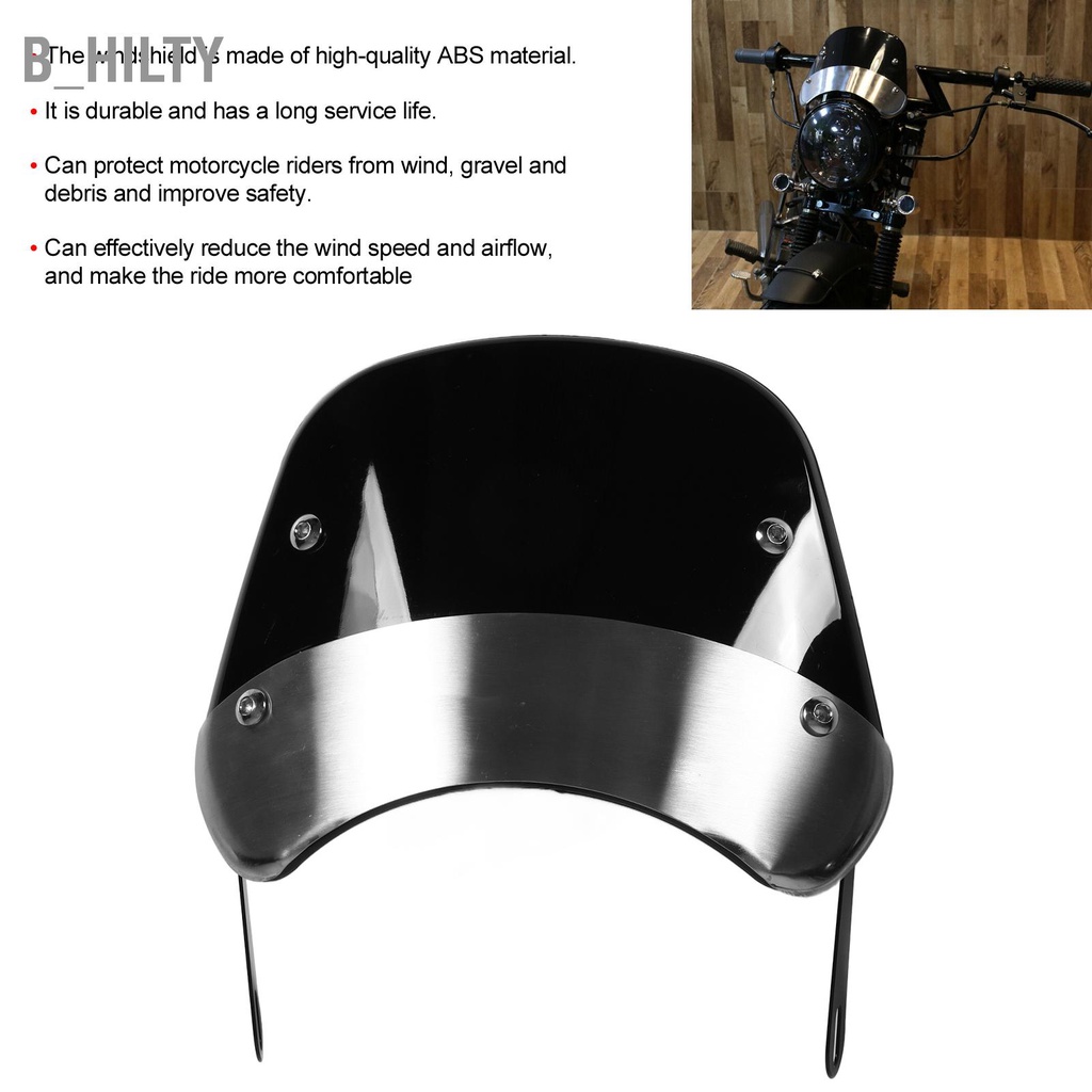 b-hilty-กระจกหน้ารถมอเตอร์ไซค์ป้องกันลม-deflector-retro-design-universal-motorbike-อุปกรณ์เสริม