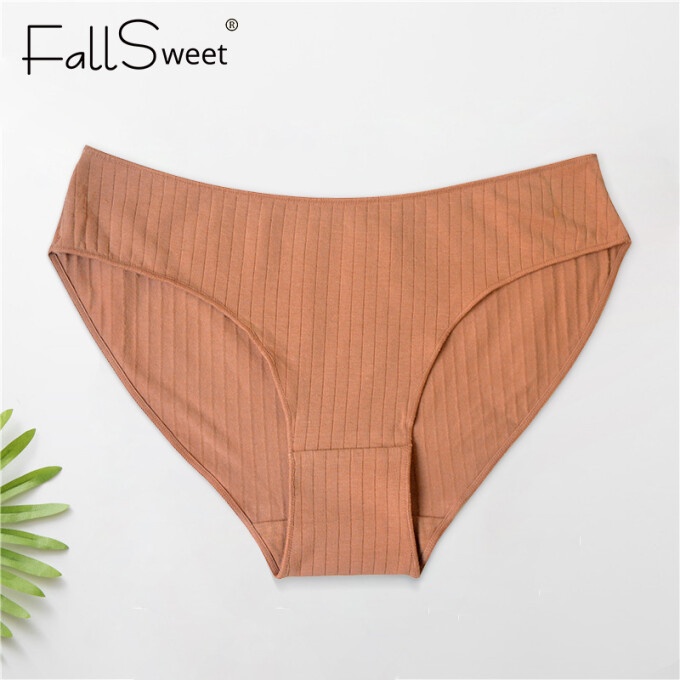 fallsweet-กางเกงชั้นใน-ไร้รอยต่อ-เซ็กซี่-เอวกลาง-สีพื้น-นิ่ม-ระบายอากาศ-สําหรับผู้หญิง-3-ชิ้น-ต่อชุด