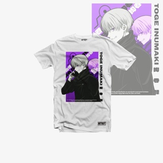 【สปอตสินค้า】 Jujutsu Kaisen Inumaki Toge อนิเมะเสื้อยืดผู้ชายสไตล์เนรมิตจากอนิเมะ