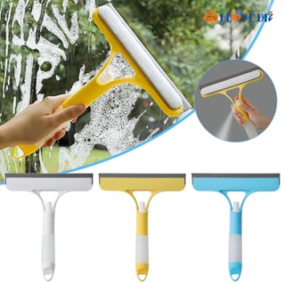 Portable Hangable 3 In 1 Mirror Cleaning Squeegee/ Glass Dedicated Sponge Brush with Sprinkler Function/ Car Windscreen Washing Wiper