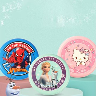 การ์ตูน Marvel Spiderman Kitty Soft Pu Flying Frisbee สําหรับเด็ก ของเล่นกลางแจ้งที่ปลอดภัยสําหรับเด็ก ผู้ปกครอง ปฏิสัมพันธ์ กีฬา ของเล่น