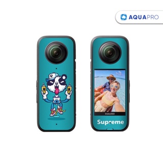 Insta360 X3 Sticker No.21 (Supreme blue) Protective Skin Film สติกเกอร์ฟิล์ม ป้องกันรอยขีดข่วน