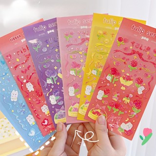 สติกเกอร์ ลายการ์ตูน กันน้ํา สําหรับตกแต่งไดอารี่ นักเรียน diy