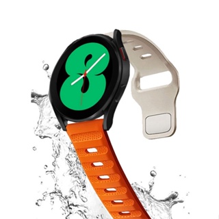 สายนาฬิกาข้อมือซิลิโคน สําหรับ Samsung Galaxy Watch 6 5 4 44 มม. 40 มม. 4 Classic 46 มม. 42 มม. Gear S3 Active 2 Galaxy Watch 5 Pro Band 45 มม.