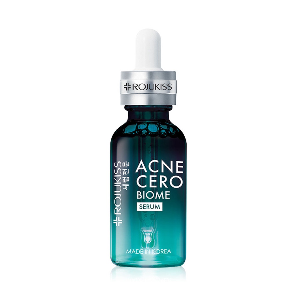 rojukiss-acne-cero-biome-serum-30ml-ผลิตภัณฑ์บำรุงผิวหน้าสำหรับผู้มีปัญหาสิว-ผิวมัน-รอยสิว-ไม่เป็นสิวง่ายอีก