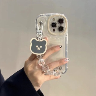 Cute Bear Transparent Phone Case for Iphone 14promax 12 Female 13pro 13promax 11