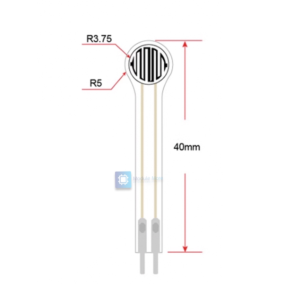 เซ็นเซอร์วัดแรงกดแบบฟิล์ม 3.3-5v High Precision Resistive Thin Film ...