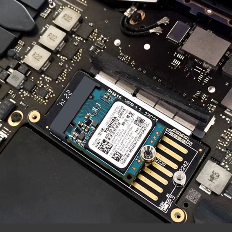 R* การ์ดอะแดปเตอร์ SSD NGFF สําหรับ M 2 NVMe SSD เป็น 2016 2017 A1708 M ...