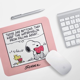 แผ่นรองเมาส์ แบบหนา ลายการ์ตูน Snoopy แบบสร้างสรรค์ สําหรับคอมพิวเตอร์ตั้งโต๊ะ