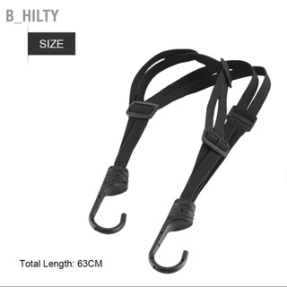 B_Hilty Bsddp สายคล้องหมวกกันน็อค แบบยืดหยุ่น ยืดหดได้ พร้อมตะขอ 2 ตะขอ สําหรับขี่รถจักรยานยนต์