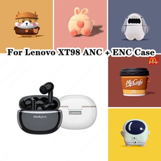 【จัดส่งรวดเร็ว】เคสหูฟัง แบบนิ่ม ลายการ์ตูน สําหรับ Lenovo XT98 ANC + ENC Lenovo XT98 ANC