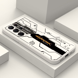 เคสโทรศัพท์มือถือ ซิลิโคนนิ่ม กันกระแทก ลายกราฟฟิกการ์ดเกม Cyberpunk สําหรับ Samsung Galaxy S23 Ultra S22 S21 Plus S21 FE Note 20 Ultra