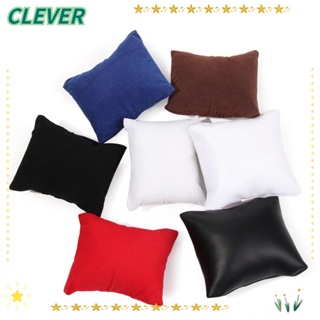 CLEVER หมอนรองโชว์นาฬิกาข้อมือ กํามะหยี่ หนัง PU คุณภาพสูง ทนทาน 5 ชิ้น