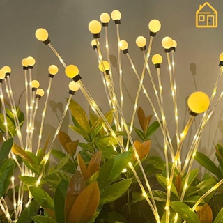 โคมไฟ LED รูปหิ่งห้อย 2 โหมด พลังงานแสงอาทิตย์ กันน้ํา สําหรับตกแต่งสวน คริสต์มาส