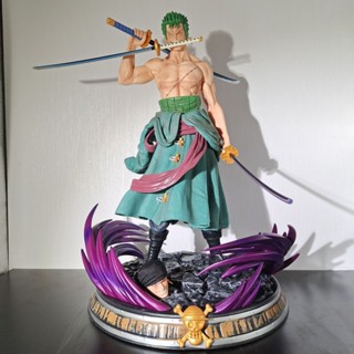 [New product in stock] One piece GK fantasy Solon grass Legion three knives flow Solon super handsome hand-made model ornaments LHCC