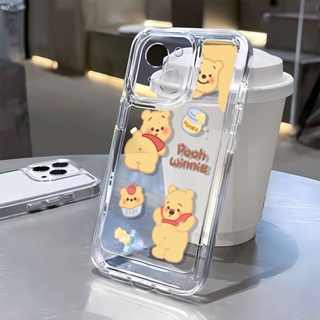 เคสโทรศัพท์มือถือนิ่ม ลายหมีพูห์ ข้อความ รวมทุกอย่าง สําหรับ Iphone Apple 7 13 14Promax 12 11 6FP6