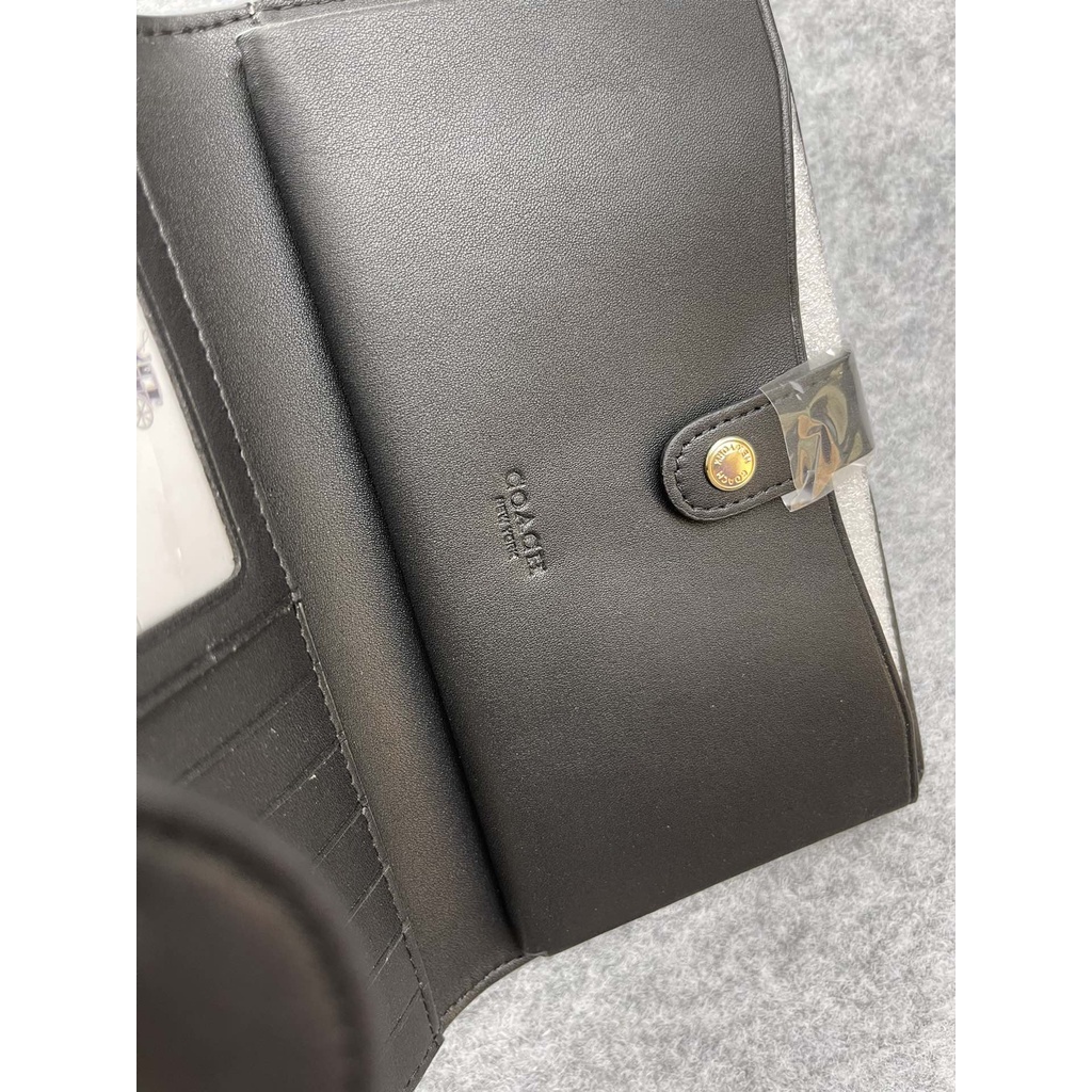 tech-wallet-in-colorblock-c2874-กระเป๋าสตางค์ทรงยาว-แท้-coac-h-กระเป๋าสตางค์-คลัทช์สำหรับผู้หญิง