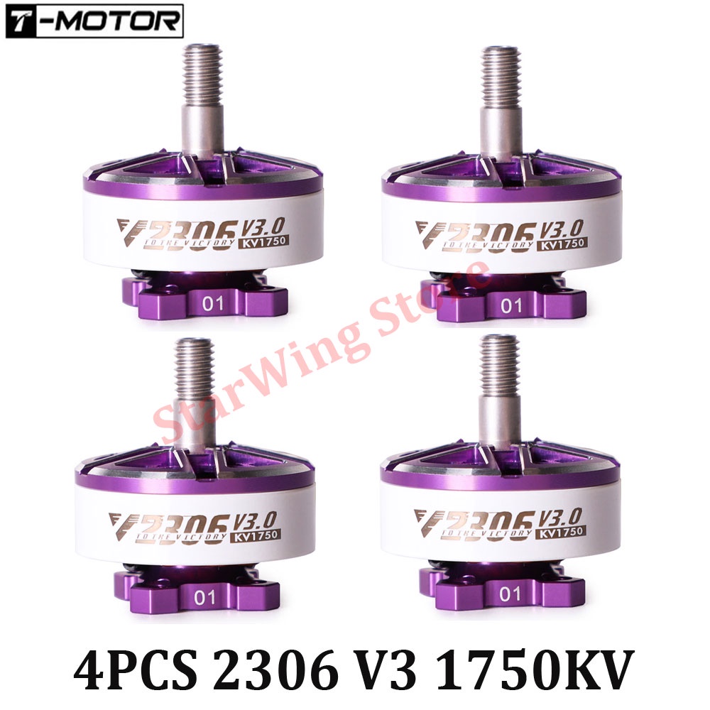 Moteur Brushless T-Motor Velox V2306/V2207 V3 - 1750KV à 2550KV (4S/6S), Pour Drones FPV