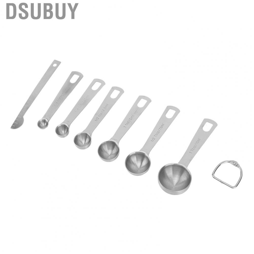 dsubuy-kitchen-measuring-spoons-set-w-leveler-stainless-steel-baking-measure