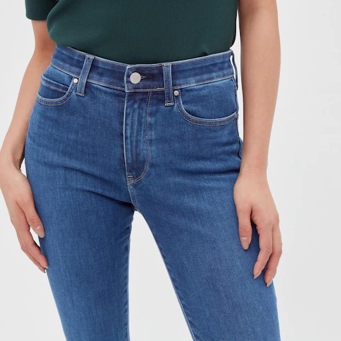 กางเกงยีนส์-uniqlo-ultra-stretch-skinny-high-rise-jeans-ผ้ายืดใส่สบาย-เเท้-งานตัดป้ายนะครับ