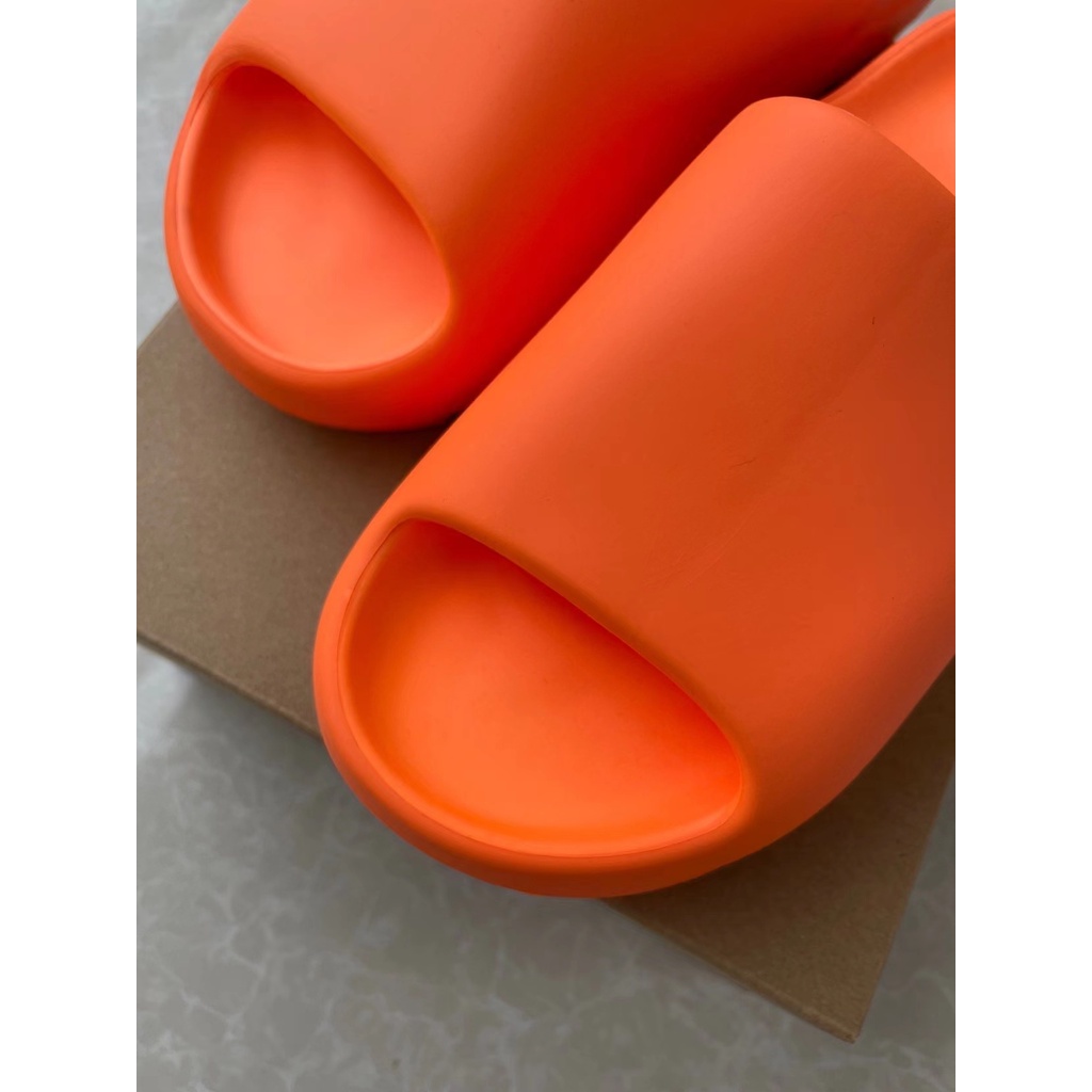 ของแท้-100-adidas-yeezy-slide-enflame-orange-azure-onyx-soot