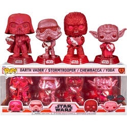 STAR WARS - VALENTINE DIAMOND GLITTER POP! VINYL 4-PACK  ของแท้ พร้อมส่ง